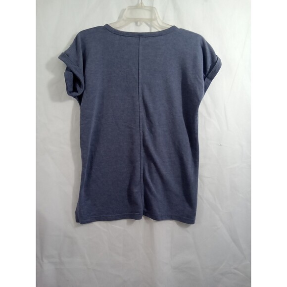 rbx womens Medium activewear‎ Blue V Neck  Short Sleeve - Picture 8 of 8
